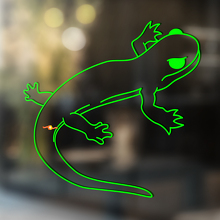 Gecko Lizard Vinyl Art Wall  Window Bathroom Sticker Decal #13_2