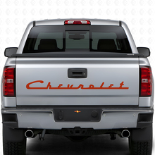 Chevrolet Lettering Retro Style Tailgate Vinyl Decal for Chevy Trucks_4