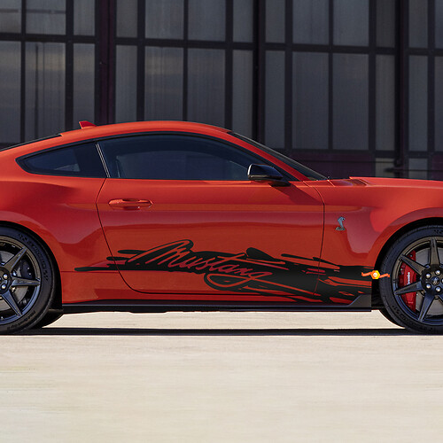 Mustang Side Splash Decals Stickers for Ford Mustang
