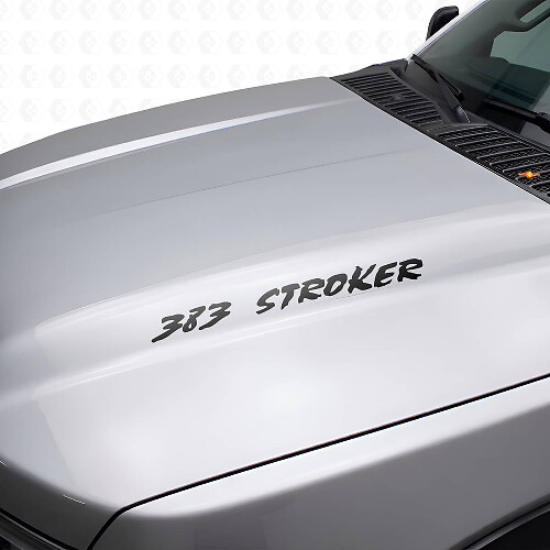 383 Stroker Hood Vinyl Decal Set for Chevy Trucks_1