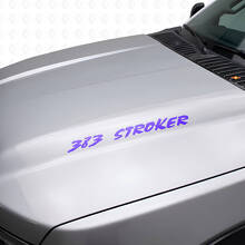 383 Stroker Hood Vinyl Decal Set for Chevy Trucks_2