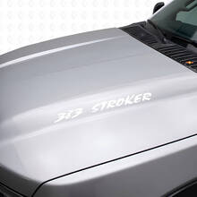 383 Stroker Hood Vinyl Decal Set for Chevy Trucks_5