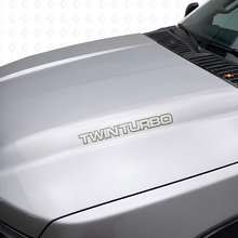 Twin Turbo Vinyl Hood Decal Stickers for Chevy Truck_3