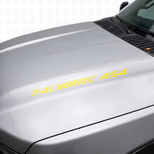 7.4L Vortec 454 Hood Vinyl Decals Pair for Chevy Trucks_6