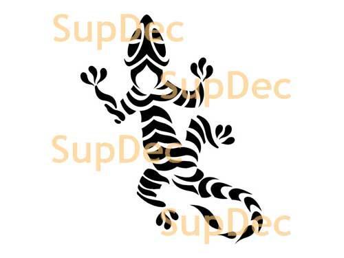 Gecko Lizard Vinyl Art Wall  Window Bathroom Sticker Decal #15
