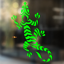 Gecko Lizard Vinyl Art Wall  Window Bathroom Sticker Decal #15_2