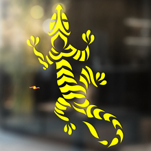 Gecko Lizard Vinyl Art Wall  Window Bathroom Sticker Decal #15_3