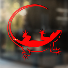 Gecko Lizard Art Wal Hood Side Universal Side Window Vinyl Decal Sticker_4