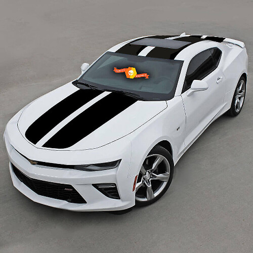 Over The Top Racing Double Vinyl Stripes Vinyl Decal Sticker for Chevrolet Camaro