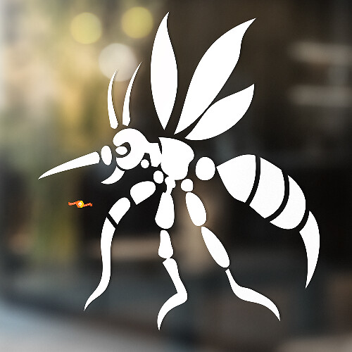 Gnat mosquito Vinyl Art Wall  Window Bathroom Sticker Decal #3_1
