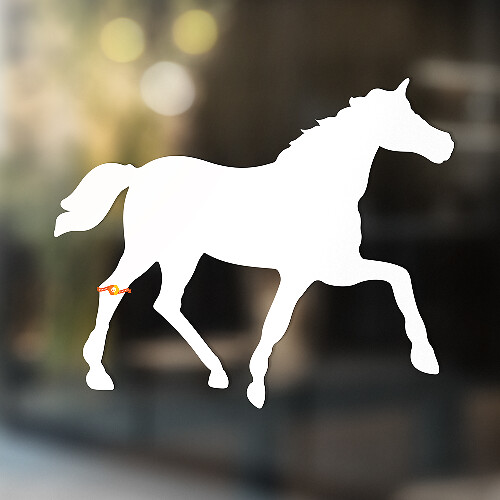Horse Vinyl Art Wall  Window Bathroom Sticker Decal #1