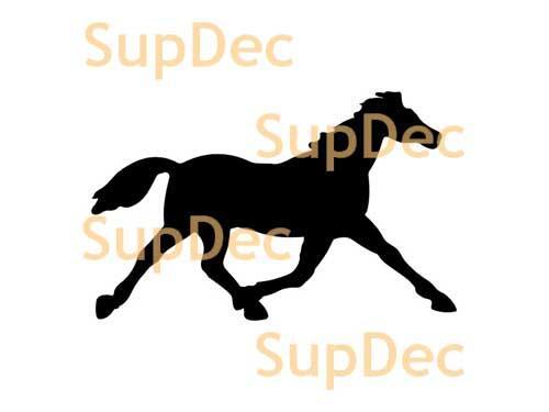 Horse Vinyl Art Wall  Window Bathroom Sticker Decal #2
