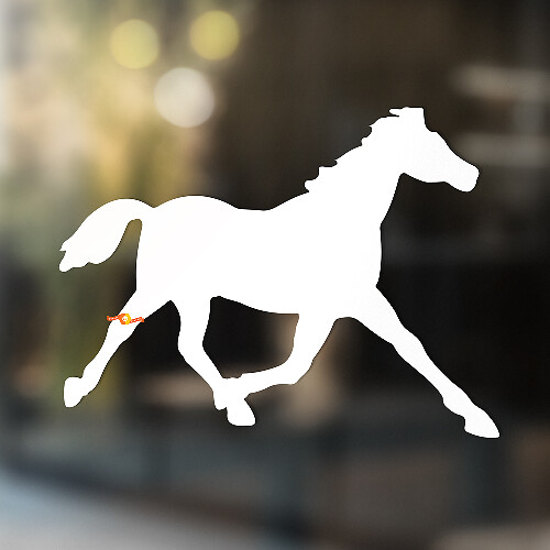Horse Vinyl Art Wall  Window Bathroom Sticker Decal #2