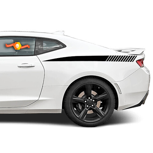 Chevrolet Camaro 2010-2020 Rear Quarter Side Accent Sticker Decal Stripes
