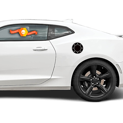 Chevrolet Camaro 2010-2020 Gas Tank Lid Door Overlay Sticker Decal
