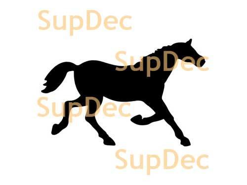 Horse Vinyl Art Wall  Window Bathroom Sticker Decal #4
