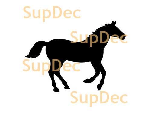Horse Vinyl Art Wall  Window Bathroom Sticker Decal #5
