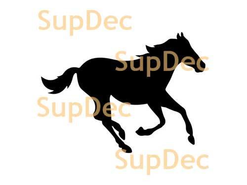 Horse Vinyl Art Wall  Window Bathroom Sticker Decal #7
