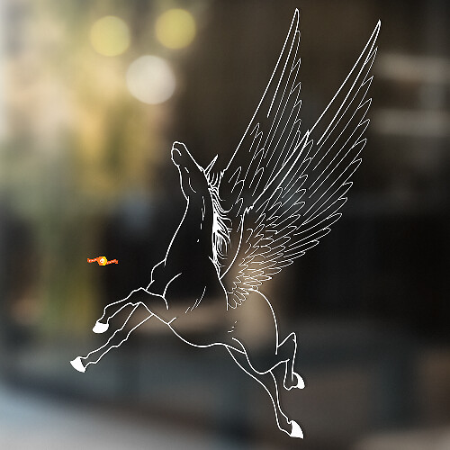 Horse Vinyl Art Wall  Window Bathroom Sticker Decal #8