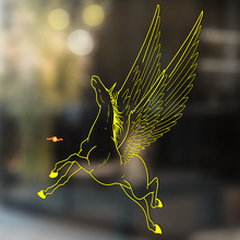 Horse Vinyl Art Wall  Window Bathroom Sticker Decal #8_3