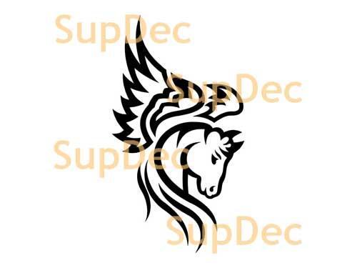 Horse Vinyl Art Wall  Window Bathroom Sticker Decal #9
