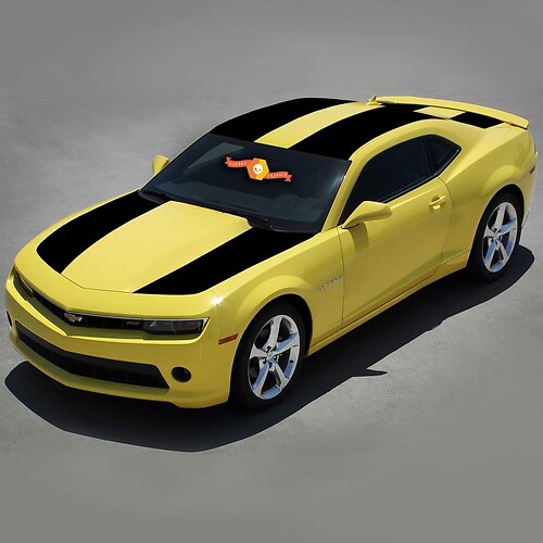 Chevrolet Camaro 2010-2015 Bumblebee Transformers Racing Stripes
