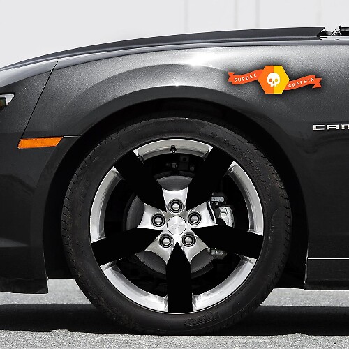Wheel Insert Overlay Vinyl Decals Set for Chevrolet Camaro 2010-2015