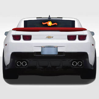 Chevrolet Camaro 2010-2013 Convertible Rear Wing Spoiler Vinyl Stripes