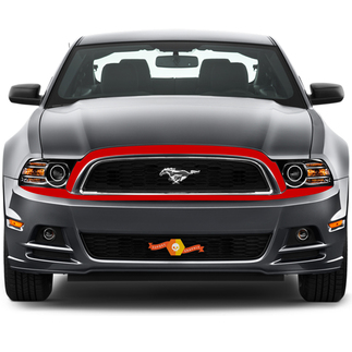 Ford Mustang 2013-2020 Front Bumper Top Overlay Highlight Stripe