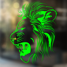 Lion Vinyl Art Wall  Window Bathroom Sticker Decal removable #3_2