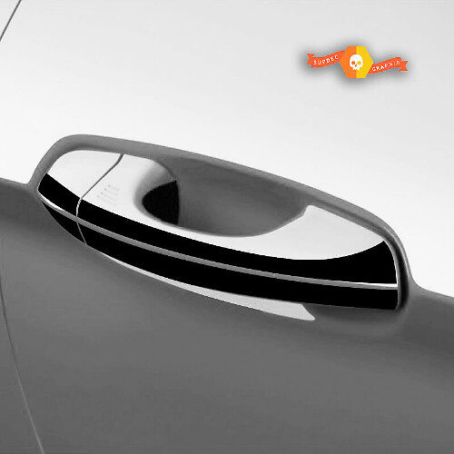 Ford Mustang 2015-2020 Door Handle Overlay Side Stripes