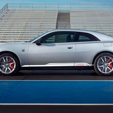 Autocollants de bande latérale de bas de caisse 2 pour Dodge Charger électrique 2