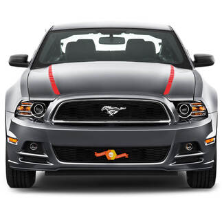 Ford Mustang 2013- 2020 Hood Spear Side Accent Stripes