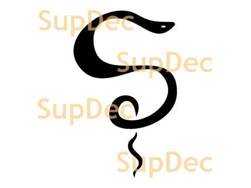 Snake Vinyl Art Wall  Window Bathroom Sticker Decal removable#10
