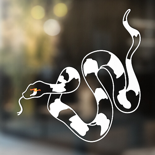 Snake Vinyl Art Wall  Window Bathroom Sticker Decal removable#11