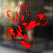 Snake Vinyl Art Wall  Window Bathroom Sticker Decal removable#12_4