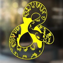 Snake Vinyl Art Wall  Window Bathroom Sticker Decal removable#13_3