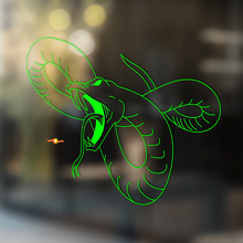 Angry Snake Vinyl Decal for Cars, Windows & Walls_2