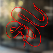 Snake Vinyl Art Wall  Window Bathroom Sticker Decal removable#15_4