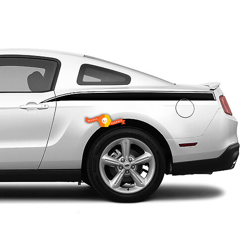FORD MUSTANG 2005 - 2020 REAR QUARTER SIDE STRIPES