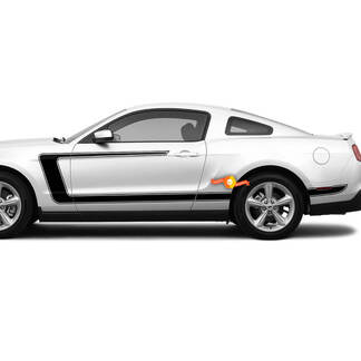 C-Stripes Boss Style for Ford Mustang 2005-2024 Vinyl Decals Stickers

