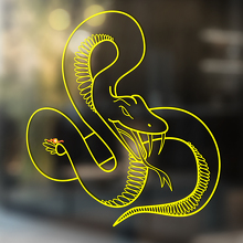 Snake Vinyl Art Wall  Window Bathroom Sticker Decal removable#16_3