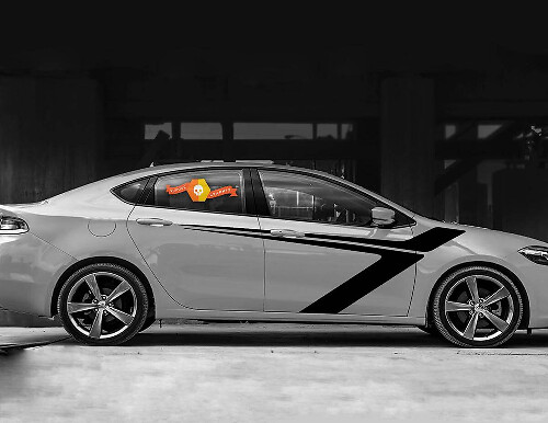 Accent Sport Stripes Side Vinyl Decal Sticker for Dodge Dart