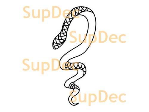 Snake Vinyl Art Wall  Window Bathroom Sticker Decal removable#18