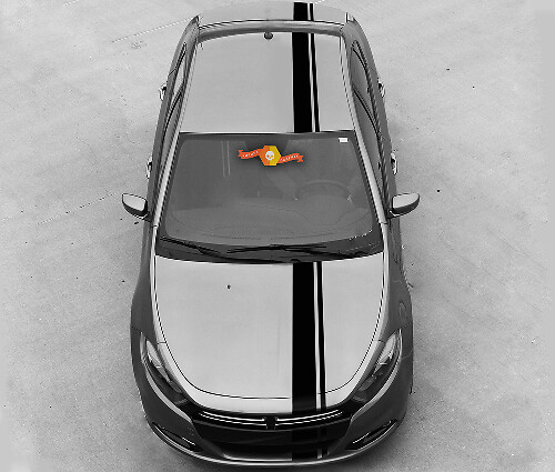 Dodge Dart 2013-2020 Over The Top Side Offset Stripes