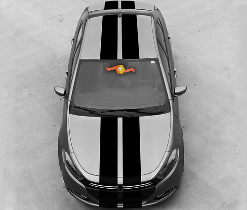 Dual Stripes Full Kit Vinyl Decal Sticker for Dodge Dart