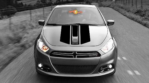 DODGE DART 2013 - 2020 HOOD ACCENT STRIPES