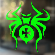 Spider Vinyl Wall  Window Bathroom Sticker Decal removable #1_2