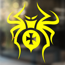 Spider Vinyl Wall  Window Bathroom Sticker Decal removable #1_3