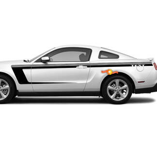 Side Accent Strobe C-stripes for Ford Mustang
 1